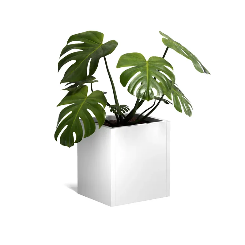 Magaan na Square Outdoor Planter Magaan na Square Outdoor Planter