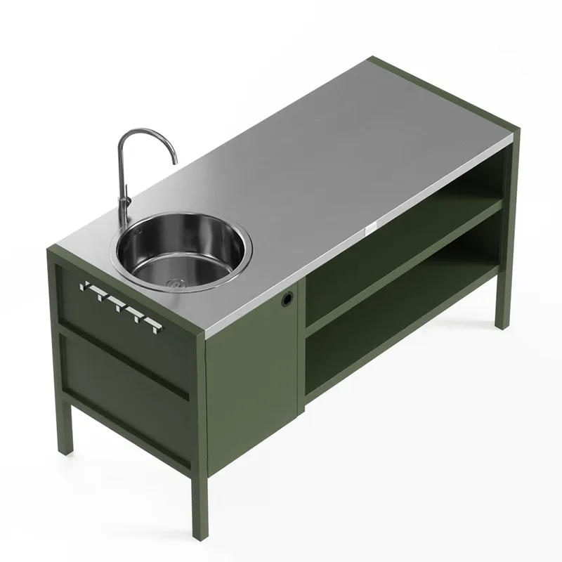 Multi Functional Outdoor Cabinet na may Lababo