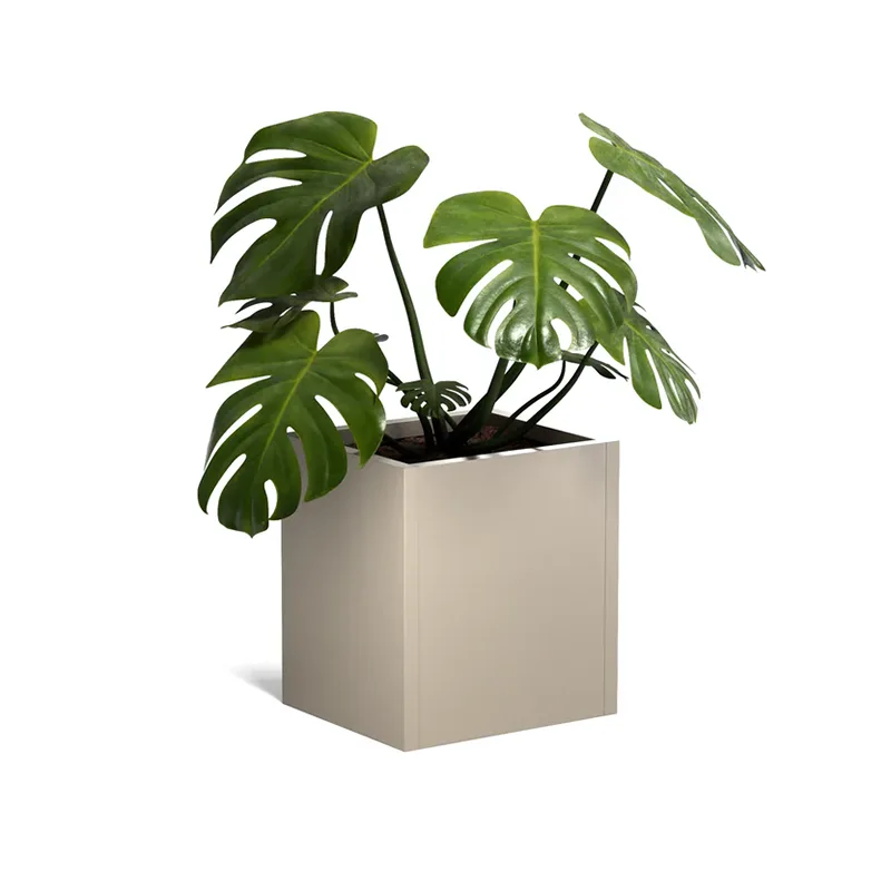 Magaan na Square Outdoor Planter