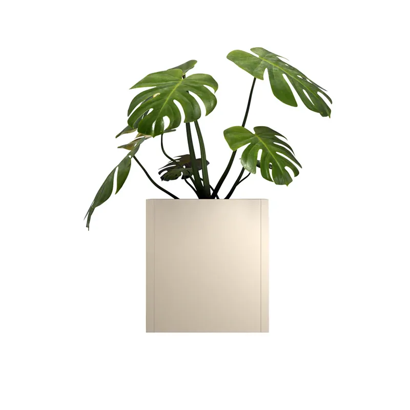 Magaan na Square Outdoor Planter