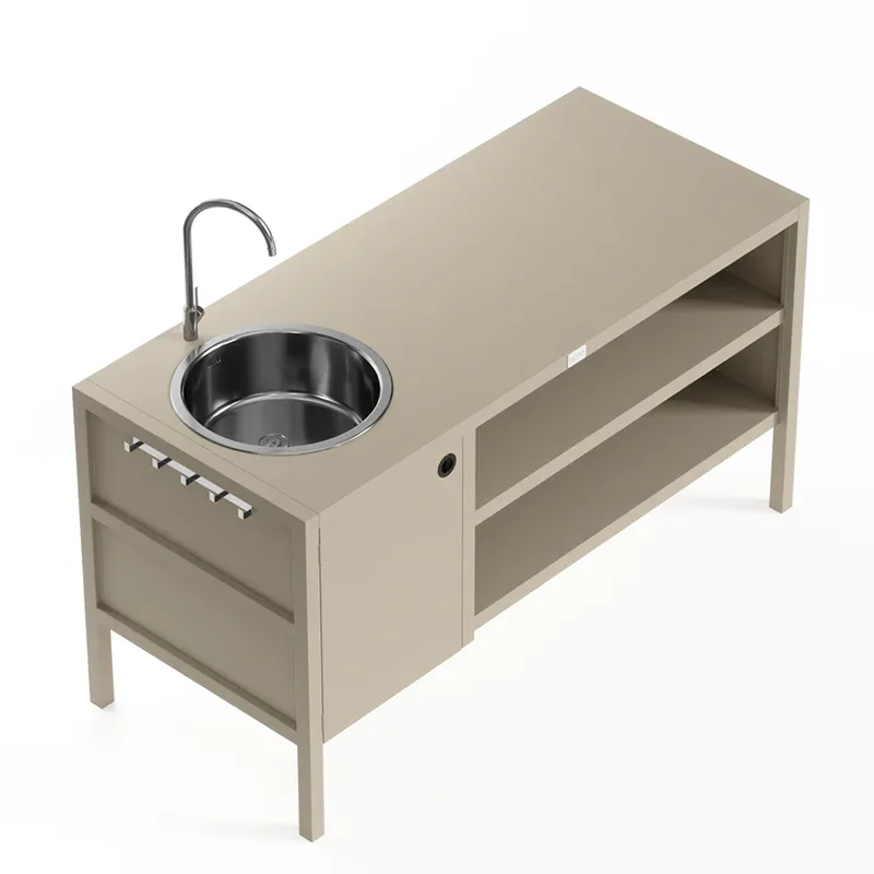 Multi Functional Outdoor Cabinet na may Lababo