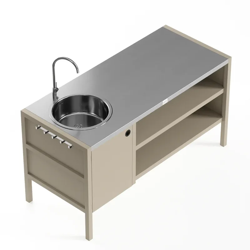Multi Functional Outdoor Cabinet na may Lababo