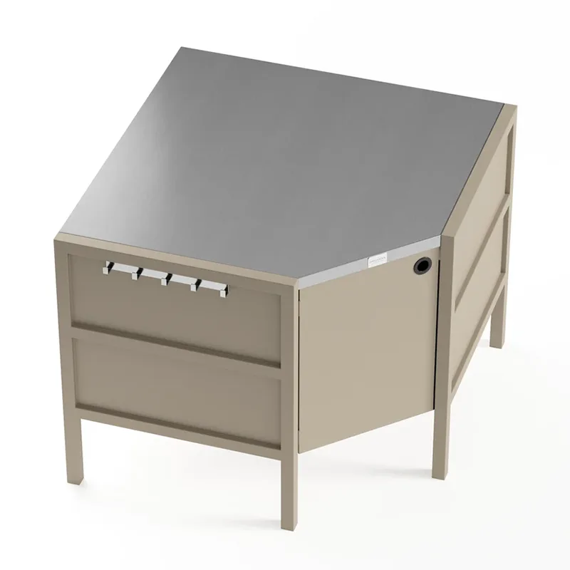 Panlabas na Free-Standing Corner Cabinet
