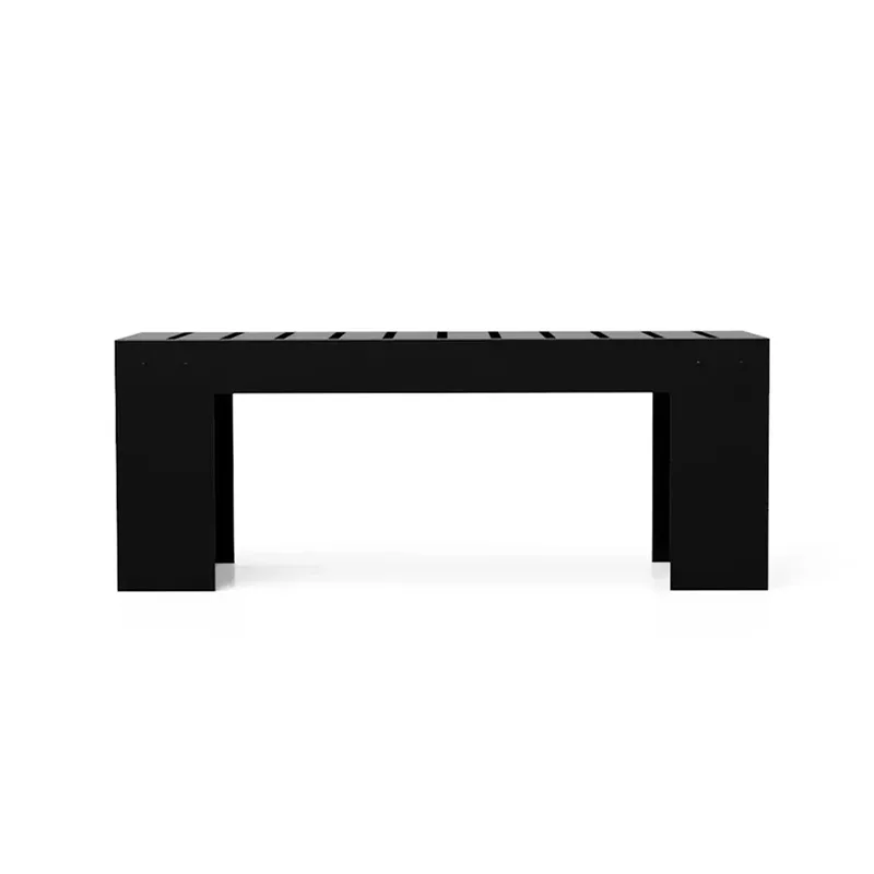 Hardin na Black Outdoor Bench
