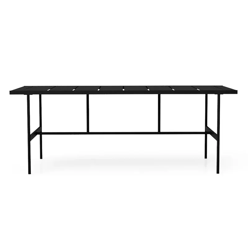 Panlabas na Parihaba na Dining Table