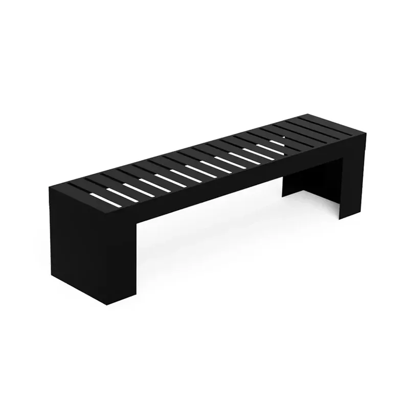 Hardin na Black Outdoor Bench