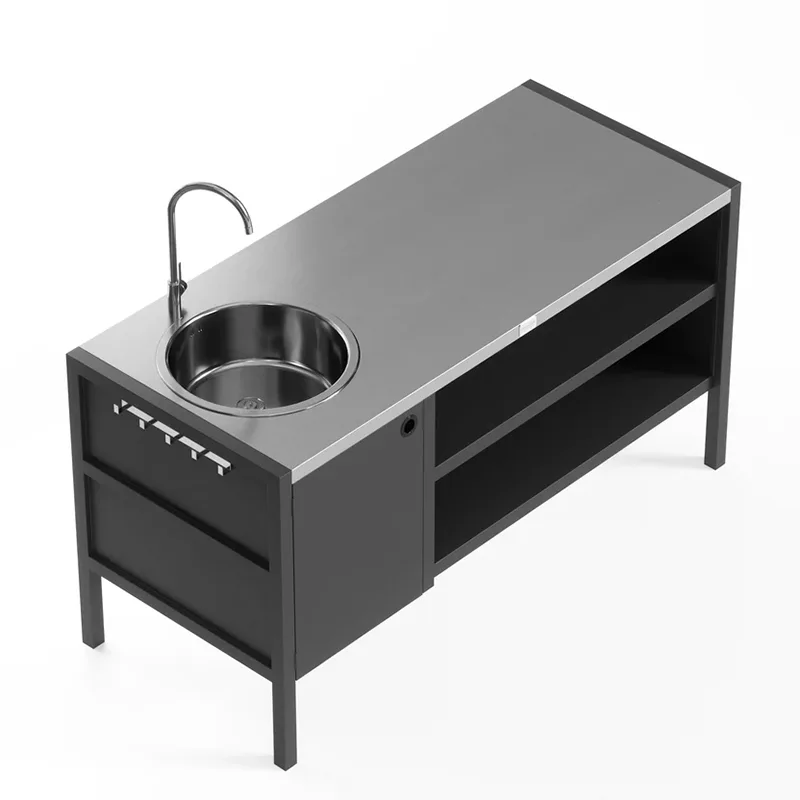 Multi Functional Outdoor Cabinet na may Lababo