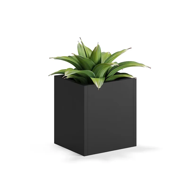 Magaan na Square Outdoor Planter