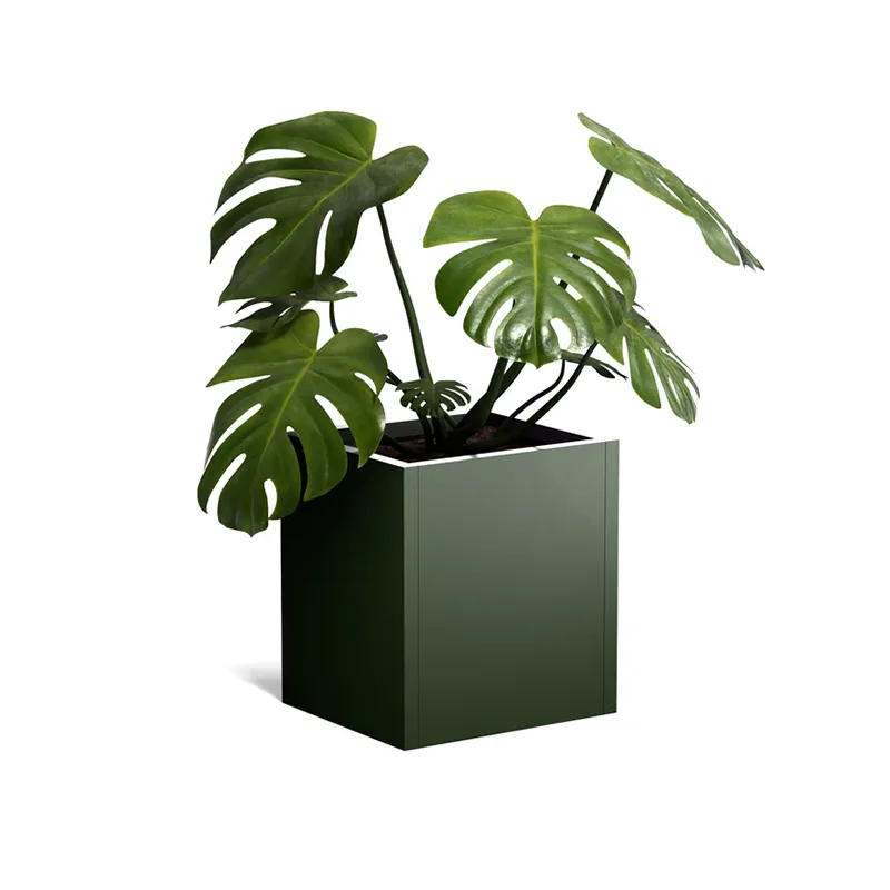 Magaan na Square Outdoor Planter