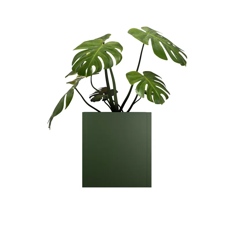 Magaan na Square Outdoor Planter