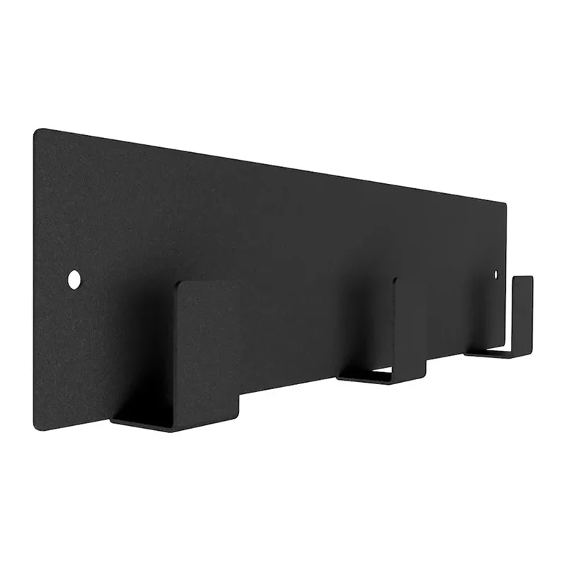 Itim na Metal na Sabitan ng Kusina