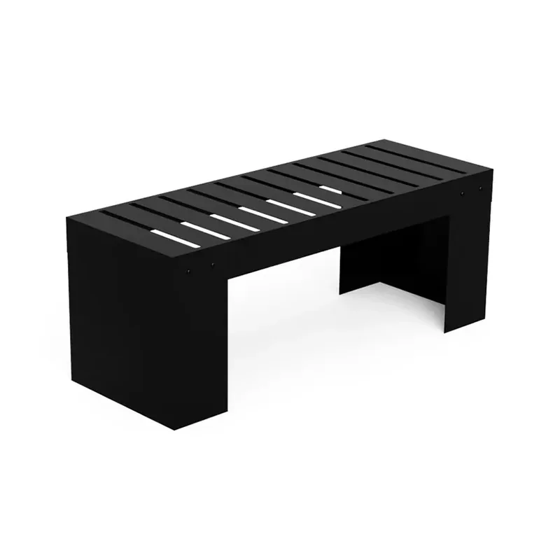 Hardin na Black Outdoor Bench