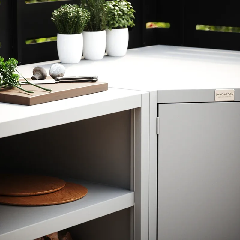 Outdoor Free-Standing Corner Cabinet Outdoor Free-Standing Corner Cabinet