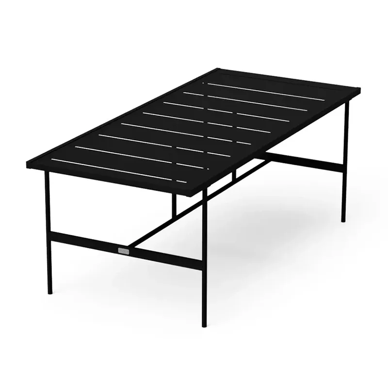 Panlabas na Parihaba na Dining Table