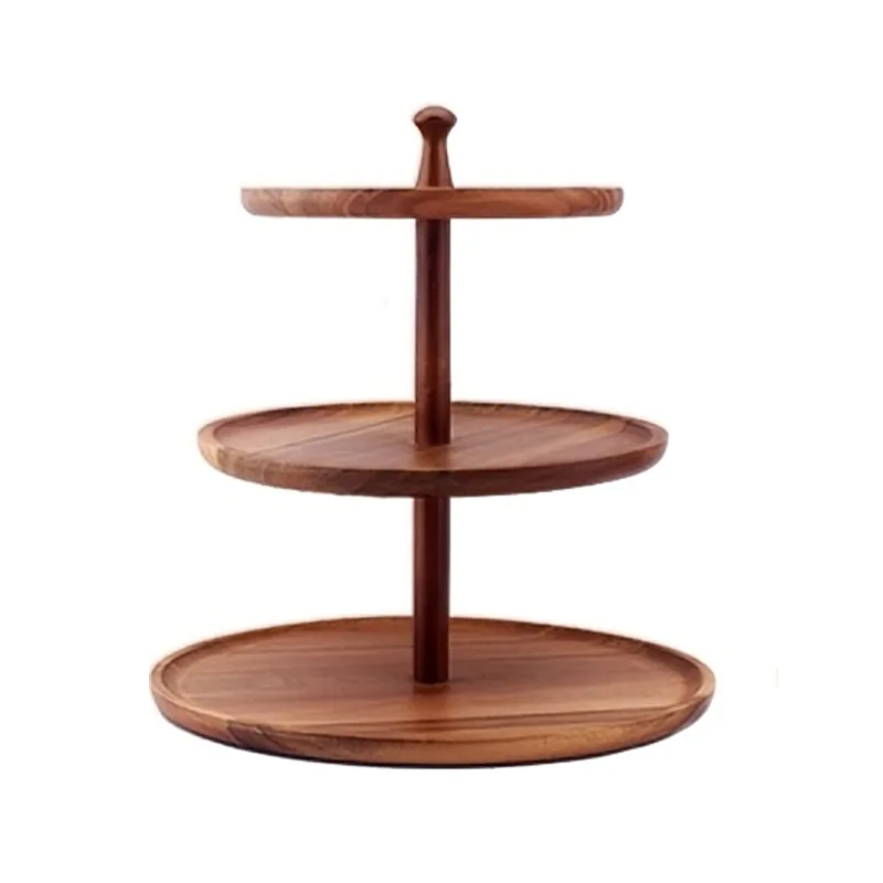 Tiered Wooden Dessert Rack
